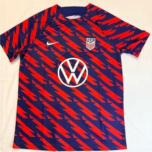 (M) USMNT Nike 2023/24 Academy Pro Pre-Match Top - Navy/New